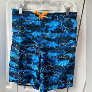 Boys bathing suit. Built in liner with drawstring. Size 14/16.